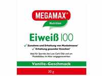 Megamax Eiweiss Vanille 30 g Pulver | Molkenprotein + Milcheiweiß Für...