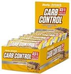 Body Attack Carb Control Crispy Caramel - 15 x 100 g Riegel - Fitness Protein Riegel