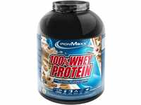 IronMaxx 100% Whey Protein Pulver - Latte Macchiato 2,35kg Dose | zuckerreduziertes,