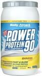 Body Attack POWER PROTEIN 90 - Banana - 1kg Dose - Mehrkomponenten Protein Pulver,