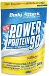 Body Attack POWER PROTEIN 90 - Banana - 500g Beutel - Mehrkomponenten Protein Pulver,