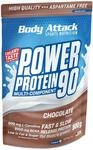 Body Attack POWER PROTEIN 90 - Chocolate - 500g Beutel - Mehrkomponenten Protein
