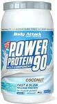 Body Attack POWER PROTEIN 90 - Kokosnuss - 1kg Dose - Mehrkomponenten Protein Pulver,