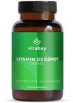 Vitabay Vitamin D3 Depot Hochdosiert 5000 IE - 500 Vegane & Laborgepr&uuml;fte...