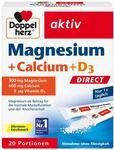 Doppelherz Magnesium + Calcium + D3 DIRECT - Magnesium als Beitrag f&uuml;r die...