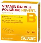 Vitamin B12 plus Fols&auml;ure Hevert zur Therapie und Prophylaxe von Fols&auml;ure- und