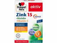 Doppelherz Zink 15 + Histidin + Vitamin C - 15 mg Zink als Beitrag für die normale