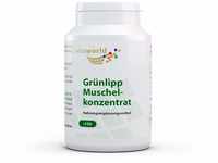 vitaworld Grünlippmuschel Konzentrat, 500 mg reines Grünlippmuschelpulver pro