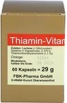 Thiamin Kapseln Vitamin B1