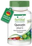 fairvital Quercetin Kapseln mit Vitamin C, 120 Kapseln, HOCHDOSIERT, 250mg Quercetin