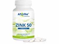 APOrtha® Zink Tabletten hochdosiert (190 Stück), 50 mg Zinkbisgluconat pro
