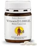 Sanct Bernhard Vitamin D 1.000 I.E. Mono - 250 Tabletten, 1er Pack (1 x 63 g)