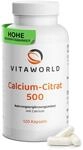 Calcium Citrat &ndash; 533mg Calcium pro Tag (120 vegane Kapseln) &ndash; Hohe
