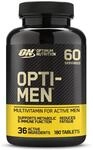 Optimum Nutrition Opti-Men Multivitamin, 180 Tabletten, 2-Monats-Vorrat