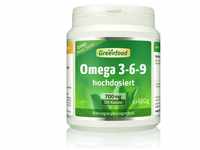 Omega 3-6-9, 700 mg, hochdosiert, 120 Softgel-Kapseln - reich an EPA, DHA. Gut...
