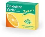 Zinkletten Verla Orange &ndash; 5 mg Zink in Form von Zinkcitrat+ 30 mg Vitamin C...