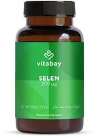 Vitabay Selen hochdosiert 200&micro;g Vegan - 180 Selen 200&micro;g Tabletten Selen Komplex