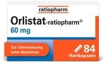 Orlistat-ratiopharm&reg; 60 mg Hartkapseln, 84 Hartkapseln | Unterst&uuml;tzt die
