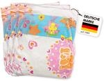 Heless 375 - Puppenwindeln, 3 St&uuml;ck, am Bund bedruckt mit farbenfrohen