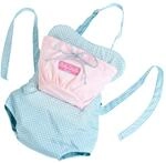 Theo Klein 1668 Baby Coralie Puppen-Bauchtragesitz | Verstellbare Gurte | Ma&szlig;e: 34