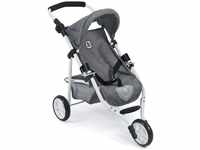 Bayer Chic 2000 - Puppenbuggy Lola, Jogging-Buggy, Puppenjogger, Puppenwagen, Jeans
