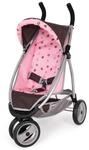 Bayer Design 39920AA Puppenwagen, Puppen Jogger Sport, mit Doppelrad vorne, braun, 37