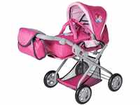 Knorrtoys 61888 - Puppenkombi Kyra - pink with butterfly