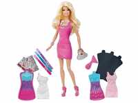 Barbie Mattel X7892 Glam Mode-Designer, Puppe mit viel Zubehör
