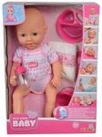 Simba 105032533 - New Born Baby Puppe, Vollvinylpuppe mit Trink- und...