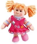 Heless 100 - Stoffpuppe M&auml;dchen Feli mit feschem Kordkleid und Ringelshirt, ca. 15