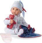 G&ouml;tz 1161034 Cookie Blue Spots Puppe 48 cm Babypuppe braune Schlafaugen
