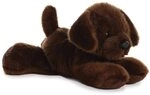 Aurora World 31257 - Pl&uuml;schtier - Mini Flopsie - Lil Lucky Schokoladen Labrador, 8
