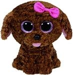 Ty 37040 - Pl&uuml;schtier - Maddie Buddy - Hund mit Schleife, Glitzeraugen, Beanie