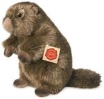 Teddy Hermann 92644 Murmeltier 20 cm, Kuscheltier mit idealem Recyclinganteil