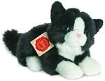 Teddy Hermann 90689 Katze 20 cm, Kuscheltier mit idealem Recyclinganteil
