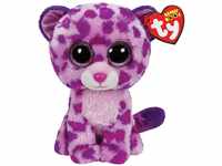 TY 36085 36085-Plüschtier Beanie Boos Glamour Leopard, pink