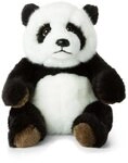 WWF 15183011 WWF00542 Pl&uuml;sch Panda, realistisch gestaltetes Pl&uuml;schtier, ca. 22 cm