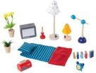 Goki 51934 - Accessoires Wohnzimmer, 17-teilig, Puppenhausm&ouml;bel