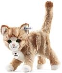 Steiff Kuscheltier Mizzy Katze, S&uuml;&szlig;es Stofftier mit Kunststoffaugen, Kinder,...