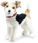 Steiff Foxy Foxterrier - 35 cm - Sammlerartikel - weich - wei&szlig;/braun/schwarz