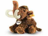 Steiff Manni Mammut - 18 cm - Kuscheltier für Kinder - weich & waschbar - braun