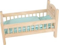 small foot Puppenbett aus Holz, Puppenm&ouml;bel-Zubeh&ouml;r, Kissen und Decke im