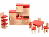 Goki 51718 Puppenmöbel Küche, Basic