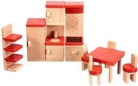 goki 51718 Puppenm&ouml;bel K&uuml;che, Basic Natur