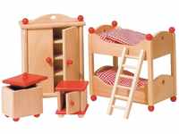 Goki 51953 - Puppenmöbel Kinderzimmer