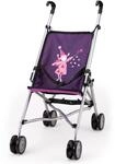 Bayer Design 30112AA - Puppen Buggy, zusammenklappbar, mit Doppelr&auml;dern, lila, &lrm;50