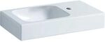 Keramag iCon xs Waschtisch 530 x 310 mm wei&szlig; Normalausf&uuml;hrung Ablagefl&auml;che rechts