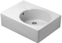 Duravit Scola Waschtisch, 615x460mm, mit &Uuml;berlauf, 1 Hahnloch vorgestochen,