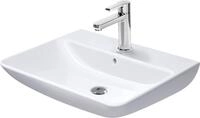 Duravit ME by Starck Waschtisch mit &Uuml;berlauf, mit Hahnlochbank, 1 Hahnloch,...