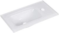 FACKELMANN Glasbecken G&auml;ste-WC / Waschtisch aus Glas / Ma&szlig;e (B x H x T): ca....
